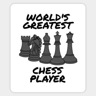 World's Greatest Chess Player Funny Sticker